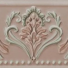 Керамическая плитка Бордюр Фару розовый обрезной 5,5x25