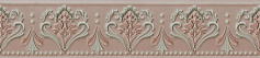 Керама Марацци Бордюр Фару розовый обрезной розовый 