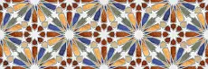 Керамическая плитка Декор gravita 78801874 morroco sky link dec 2 разноцветный 30x90