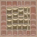 Керамическая плитка Вставка Виченца золото 4,9x4,9