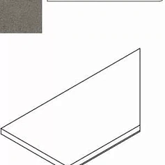 Керамогранит Бортик Италон Дискавер x2 fume bordo round dx правый 30x60 30x60