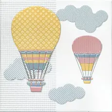 Керамическая плитка Декор kerama marazzi vt\a370\5009 Бон Вояж Аэростат 2 20x20