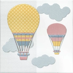 Керамическая плитка Декор kerama marazzi vt\a370\5009 Бон Вояж Аэростат 2 20x20