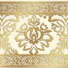 Керамическая плитка Катар/ qatar Бордюр Белый 13x25