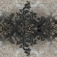 Керамическая плитка бристоль декор черный 25x50