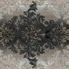 Керамическая плитка бристоль декор черный 25x50