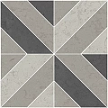 Керамическая плитка Декор kerama marazzi id124t Про Лаймстоун серый матовый 60x60