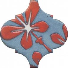 Керамическая плитка Декор Арабески Майолика орнамент os\a32\65000 6,5x6,5