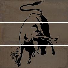 Керамическая плитка Панно Раваль Бык 90x90