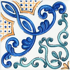 Керама Марацци Вставка Kerama Marazzi STG\A487\1146H Капри майолика белый 