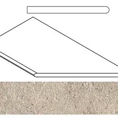 Керамогранит ДЕЗЕРТ БОРТИК 30x60 ЗАКРУГЛ.ПР 30x60