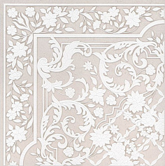 Керама Марацци Декор Сорбонна  ковер угол бежевый для квартиры, для кухни, для ванной, для прихожей, для туалета