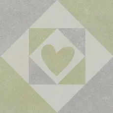 Керамогранит via cuore pistacho 22,3x22,3