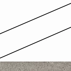 Керамогранит Плинтус Италон Дискавер grey battiscopa 7.2x60 натуральный 7.2x60