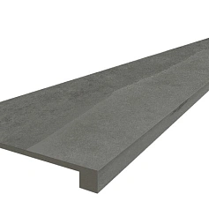 Ступени coliseumgres Ардезия/ ardesia Грэй Фронтальная 620070002376 Серый 33x120