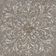 Керамогранит Терраццо коричневый декорированный обрезной 60x60