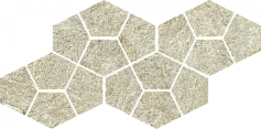 Италон Мозаика Италон Магма Минерал Призм 620110000245 бежевый бежевый 