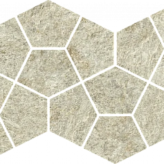 Мозаика Италон Магма Минерал Призм 620110000245 бежевый 20.5x41.3
