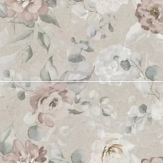 Керамическая плитка Панно kerama marazzi az\a051\2x\14058r Риккарди 1 серый светлый матовый обрезной 80x120