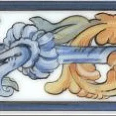 Керамическая плитка Бордюр Площадь Испании hgd\a349\15050t 7,2x40