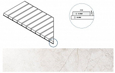 Италон ПУР РЕШЁТКА СТРИМ 10 ЛЕВ бежевый для улицы для крыльца