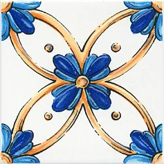 Керамическая плитка Вставка kerama marazzi stg\a488\1146h Капри майолика 9.8x9.8