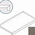 Керамогранит Ступень Италон Дискавер/ discover x2 fume scalino frontale 33x60 33x60