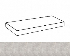 ColiseumGres Impero Tiberio Scalino Angolare Sx серый 