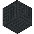 Керамическая плитка Декор Агуста черный 5.2x6