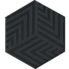 Керамическая плитка Декор Агуста черный 5.2x6