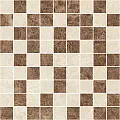 Мозаика Либра коричневый+бежевый 30x30