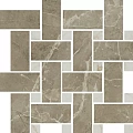 Керамическая плитка Декор kerama marazzi t038\sg6541 Серенада мозаичный бежевый темный лаппатированный 32x32
