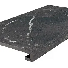 Ступени kerama marazzi km6060g0331rgcf фронтальная клееная Тубкаль черный матовый обрезной 33x60