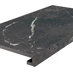 Ступени kerama marazzi km6060g0331rgcf фронтальная клееная Тубкаль черный матовый обрезной 33x60