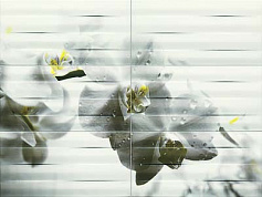 Tubadzin Maxima black 2 set of 6 elements панно чёрный для ванной