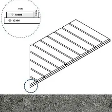 Керамогранит грэй решётка стрим 10 пр 25x60