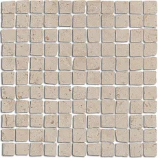 Керамическая плитка Декор kerama marazzi mbs005 Про Лаймстоун Спакко мозаичный бежевый матовый 20x20
