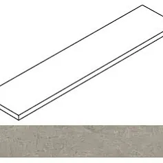 Ступени Атлас Конкорд Ринашенте Фьюжн Арджилла угловая левая 620070003273 серый 33x120