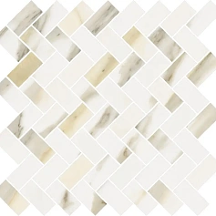 Мозаика Италон  Стелларис Калакатта Голд Кросс 29,7х31,5 30x30