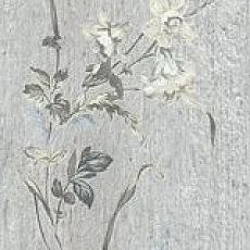 Керамогранит Кантри Шик серый декорированный 9,9x40,2