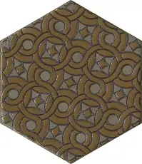 Керамическая плитка Декор kerama marazzi vt\b559\sg23041n Гроссето коричневый 20x23.1