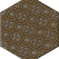 Керамическая плитка Декор kerama marazzi vt\b559\sg23041n Гроссето коричневый 20x23.1