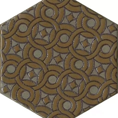 Керамическая плитка Декор kerama marazzi vt\b559\sg23041n Гроссето коричневый 20x23.1