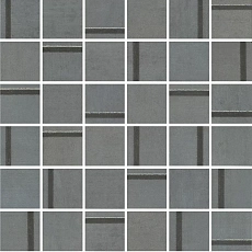 Керамическая плитка Декор kerama marazzi mm13131 Гварди 1 мозаичный синий матовый обрезной 30x30