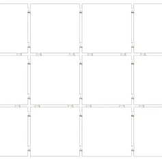 Керамическая плитка kerama marazzi 1146h Конфетти белый глянцевый (из 12 частей 9.8x9.8x0.7) 29.8x39.8