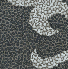 Керама Марацци Багатти белый черный обрезной чёрный 