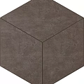 Мозаика estima sr07 Спектрум/ spectrum Кьюб chocolate Кофейный 25x29