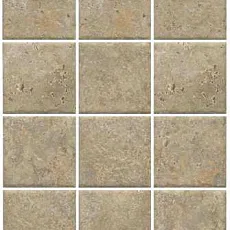 Керамическая плитка брюссель из 12 частей 9,8х9,8 бежевый матовый 9,8x9,8