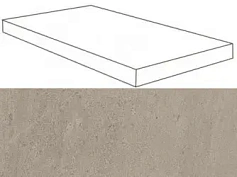 Атлас Конкорд В. Сильвер Грей Угловая Левая 620070001126 серый для дома для крыльца для офиса для улицы