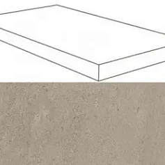 Ступени В. Сильвер Грей Угловая Левая 620070001126 33x60